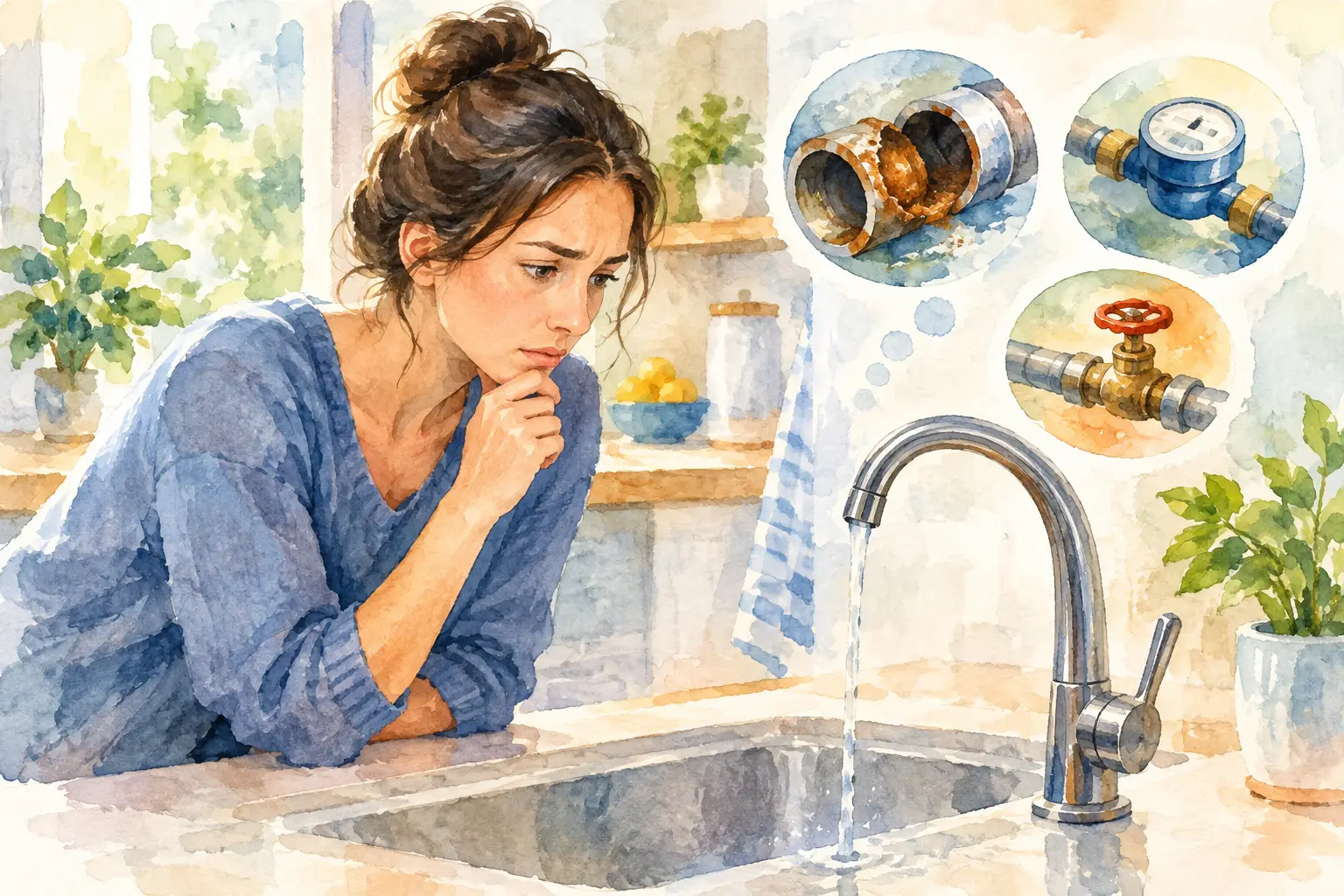 Low Water Pressure in Your House? Find the Cause