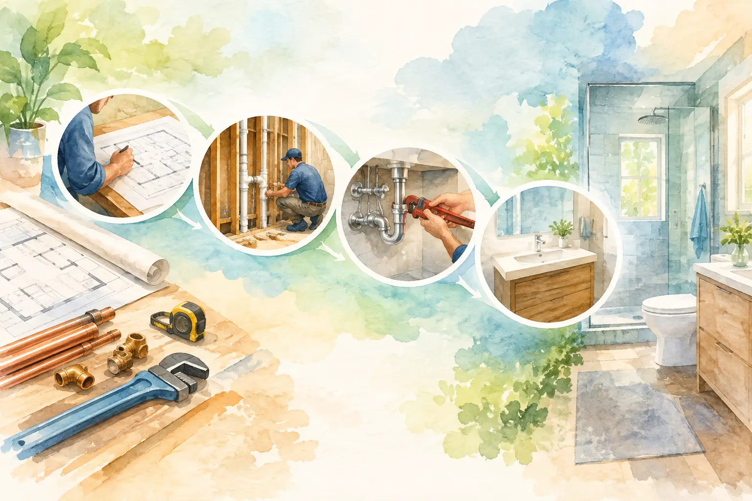 Your Renovation Plumbing Timeline, Step by Step