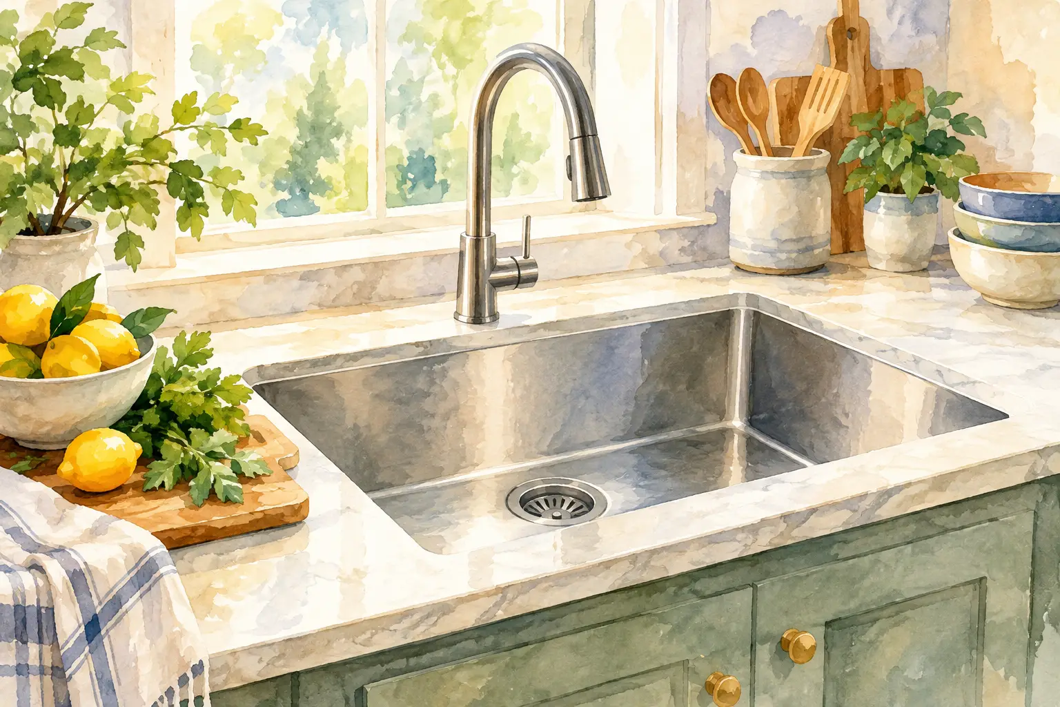 Best Kitchen Sink Materials for Busy Homes