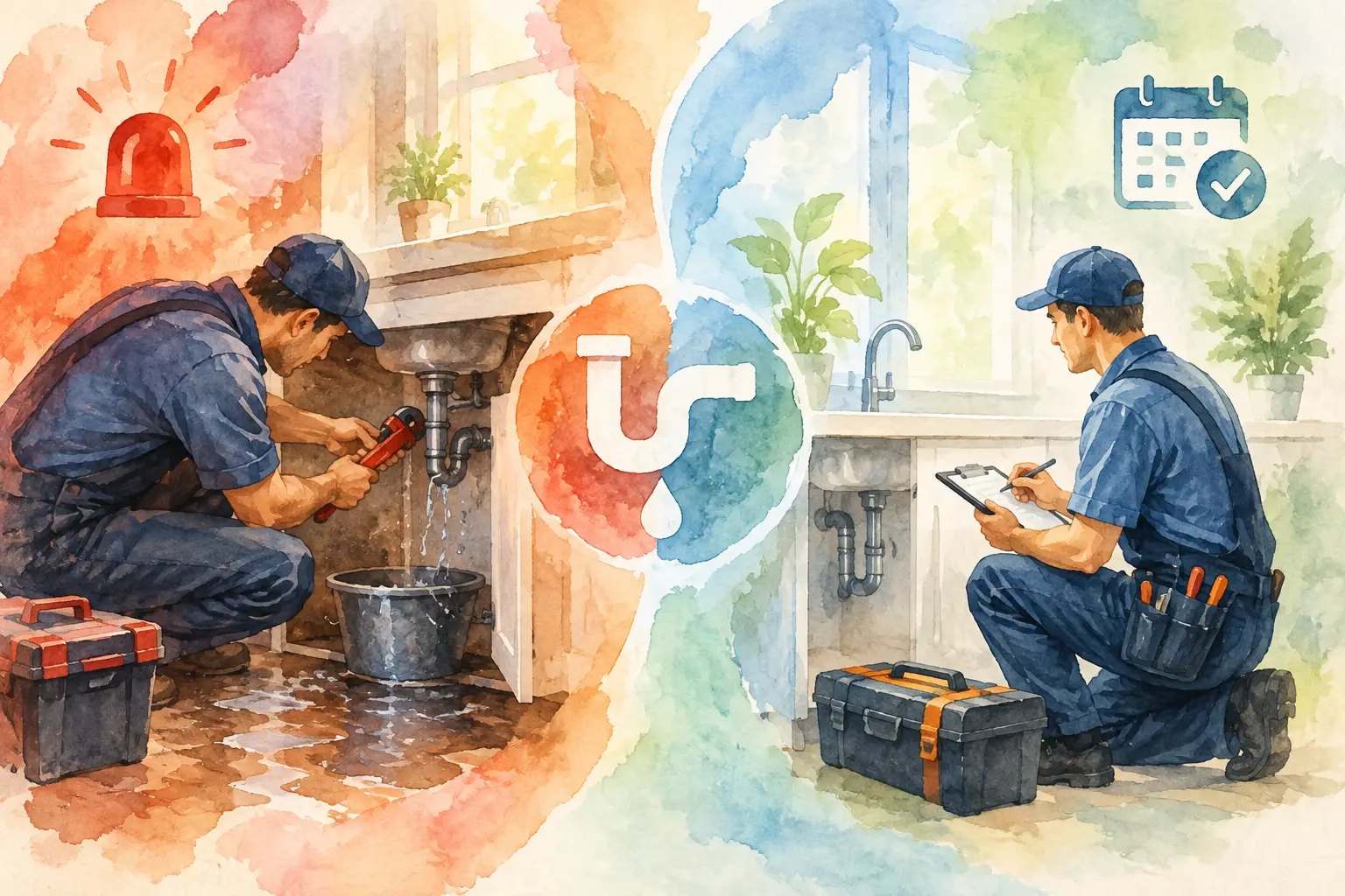 Emergency Versus Scheduled Plumbing: What to Book